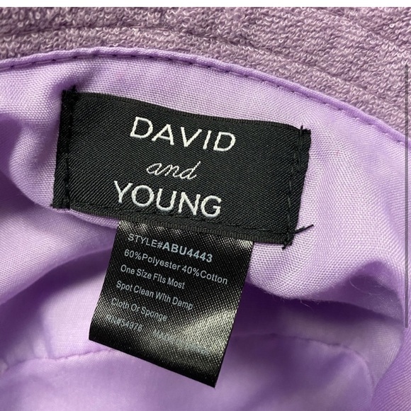 David and Young lavender bucket hat NWT - Picture 3 of 5